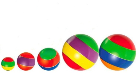 Купить Мячи резиновые (комплект из 5 мячей различного диаметра) в Лагани 
