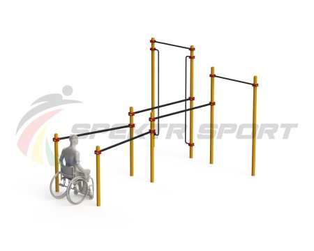 Купить Спортивный комплекс для инвалидов-колясочников WRK-D19_76mm в Лагани 