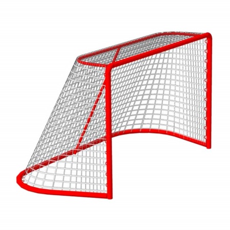 Купить Сетка хоккейная на ворота 1,22мх1,83мх0,5мх1,15м, нить 3,5 мм, узловая в Лагани 