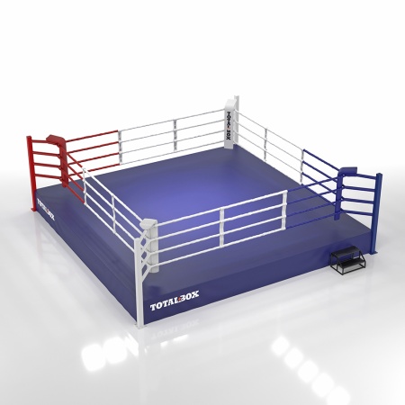 Купить Ринг боксерский Totalbox на помосте 0,5 м, 5х5м, 4х4м в Лагани 