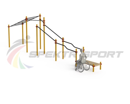 Купить Спортивный комплекс для инвалидов-колясочников WRK-D22_76mm в Лагани 