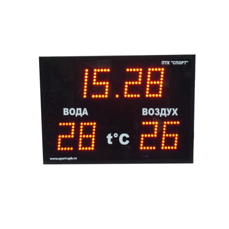 Купить Часы-термометр СТ1.13-2t для бассейна в Лагани 
