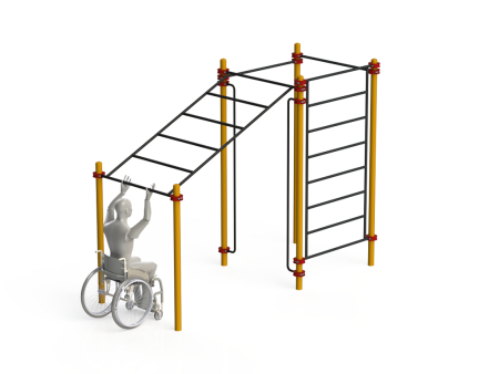 Купить Спортивный комплекс для инвалидов-колясочников WRK-D15_76mm в Лагани 