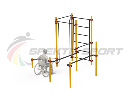 Купить Спортивный комплекс для инвалидов-колясочников WRK-D18_76mm в Лагани 